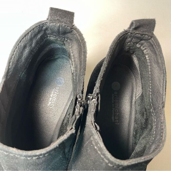 Eric Michael black suede ankle booties size 40 9.5 - Picture 7 of 12